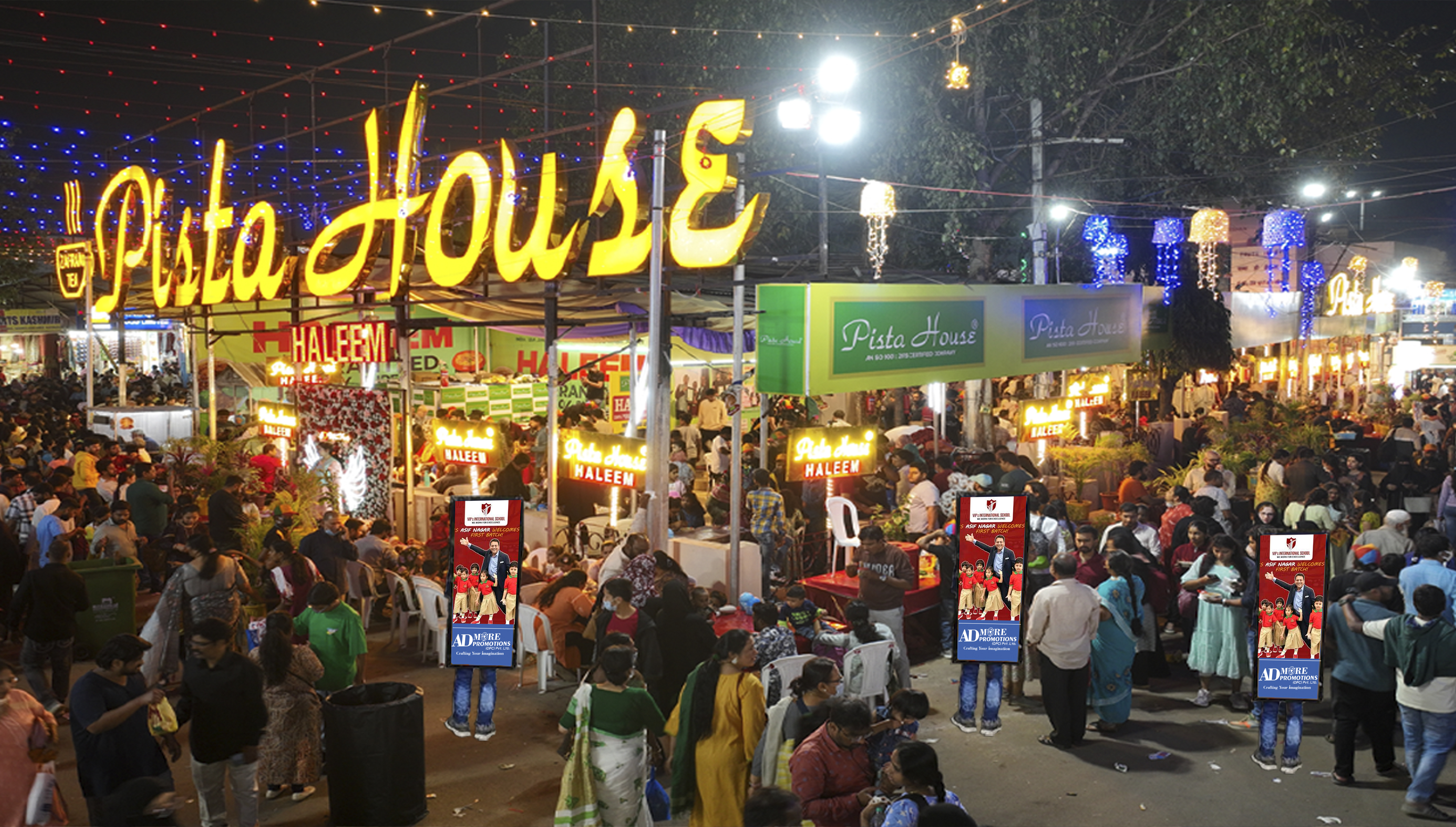 Nampally Exhibition Look Walker advertising Hyderabad
