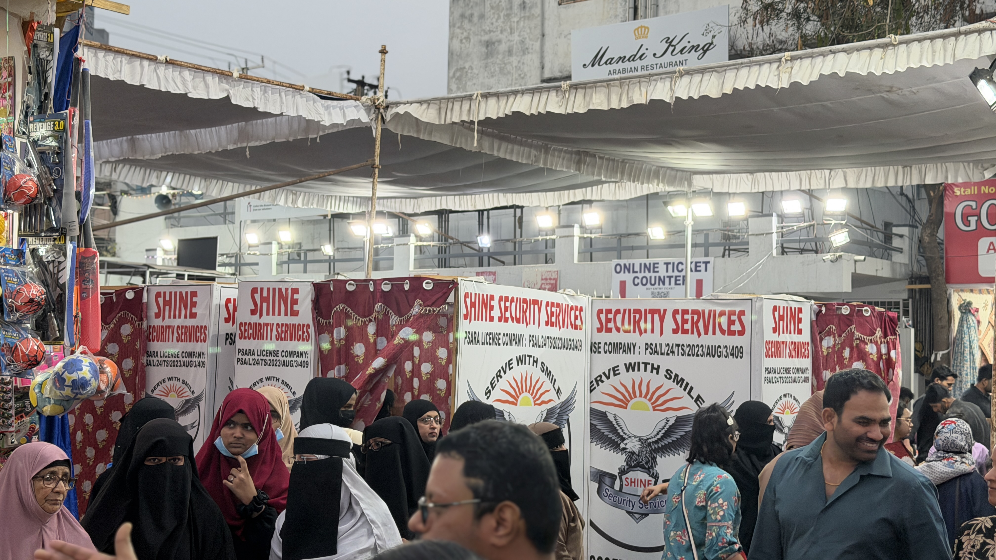 Numaish Exhibition Security Check Booths Hyderabad